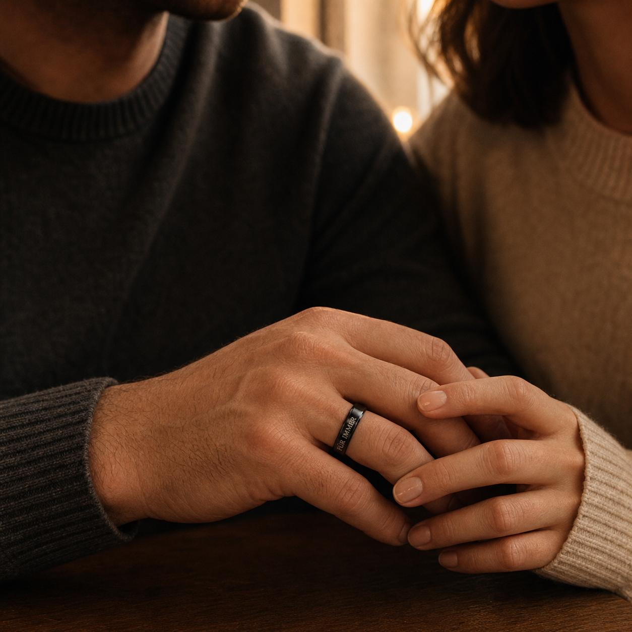 Personalisierter Herrenring mit Wunschgravur